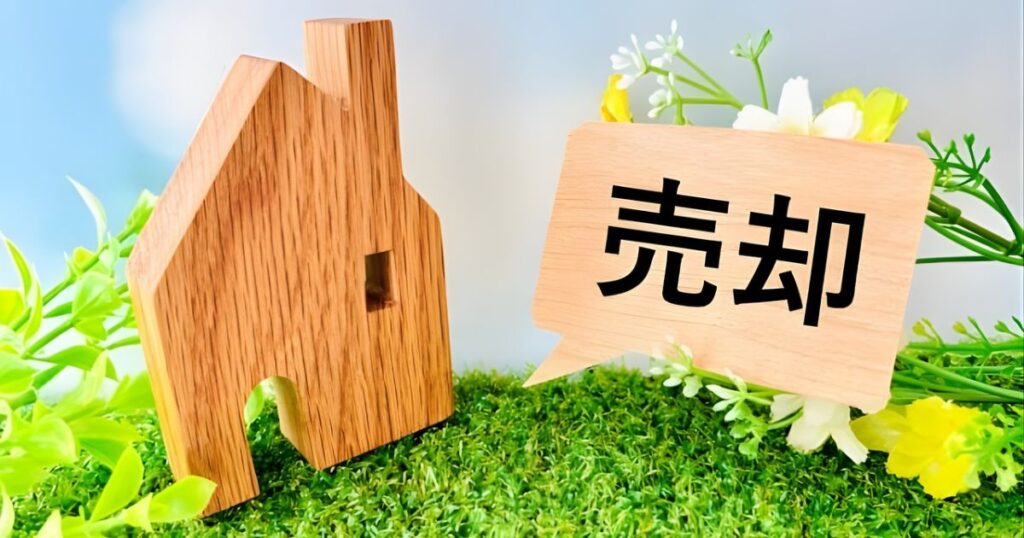 不動産売却の意思決定や不動産会社への売却相談をイメージさせる吹き出し